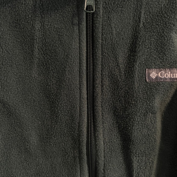 Green Columbia Fleece Zip Sweatshirt - Picture 3 of 4